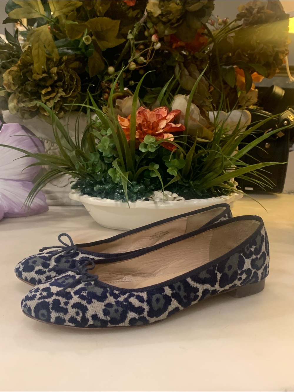 J. CREW Multicolored BALLET FLAT Size 7